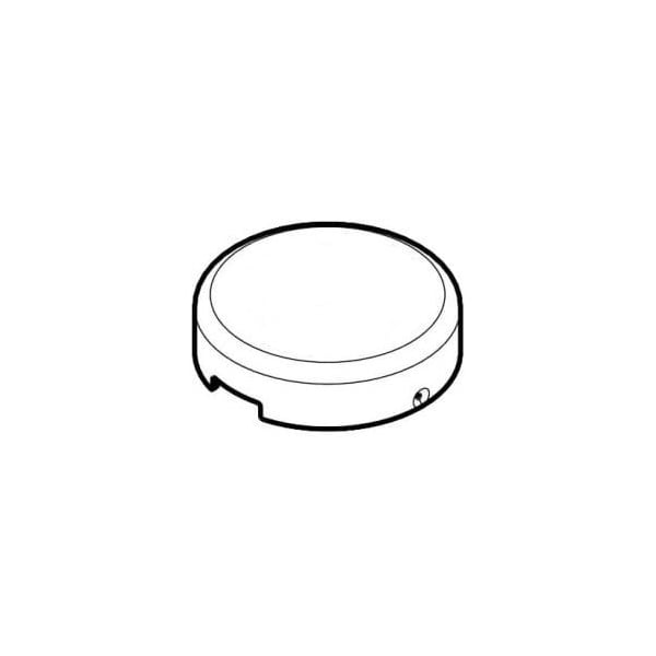 Contemporary Screw Cap Cover Satin Chrome Finish